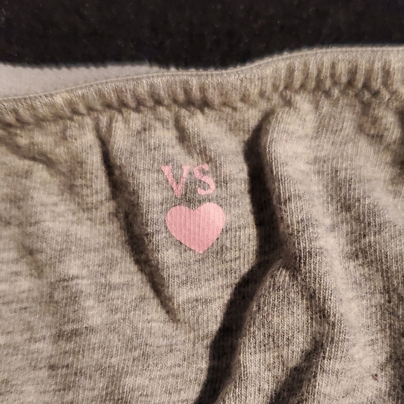 Victoria's Secret Cotton Lingerie- Low-rise Hiphugger Panties - Sz Large - Gray - Picture 2 of 5